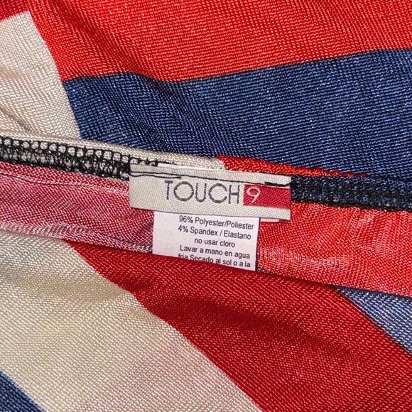 Multicolor Red Striped Top L - Picture 5 of 5